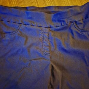 Ruby Rd. Womens Millennium Navy Pull-On Pants